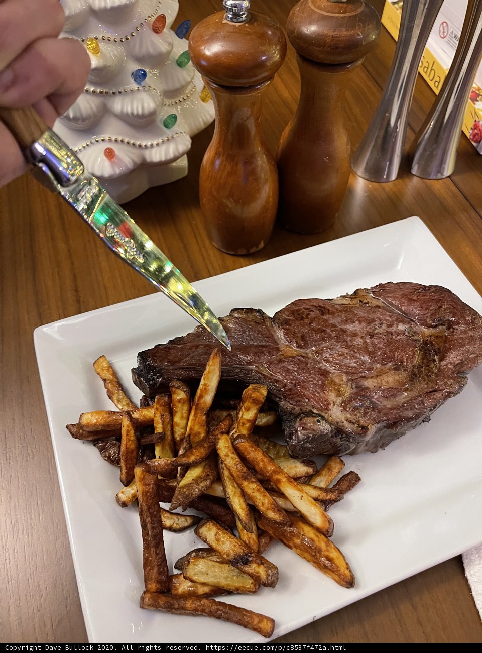 Delicious Steak and Fries San Francisco Style