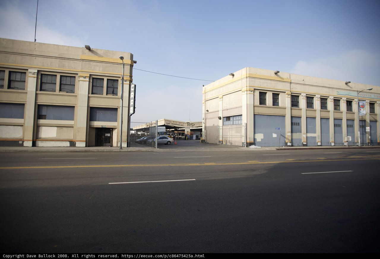 Urban Street with Office Building in the Background