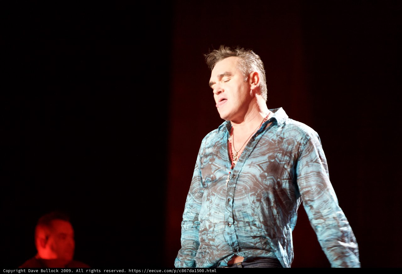 Morrissey's Blue Shirted Solo Performance at Coachella 2009