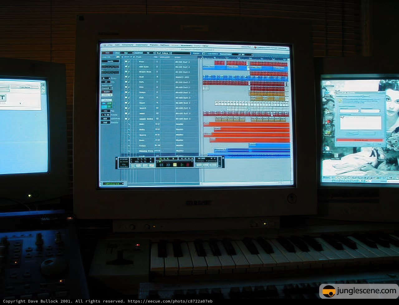 Three Monitors and a Keyboard