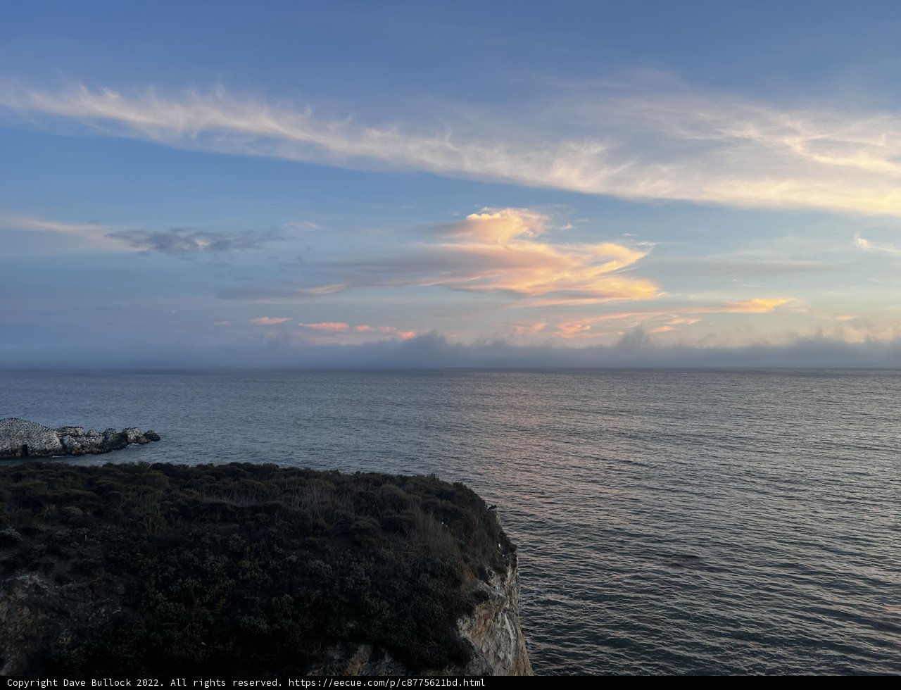 A Spectacular Sunset by the Ocean