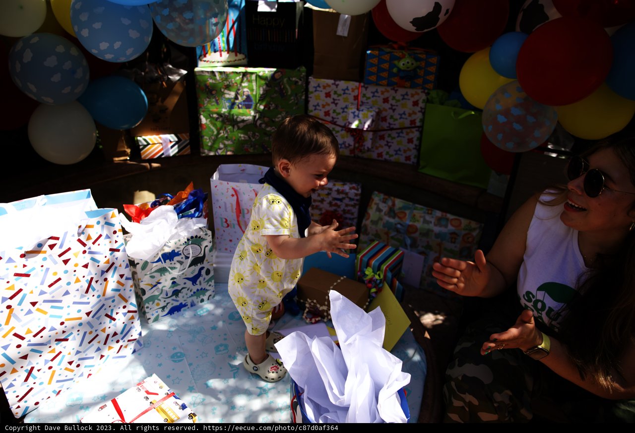 Celebrating Wesley's First Birthday