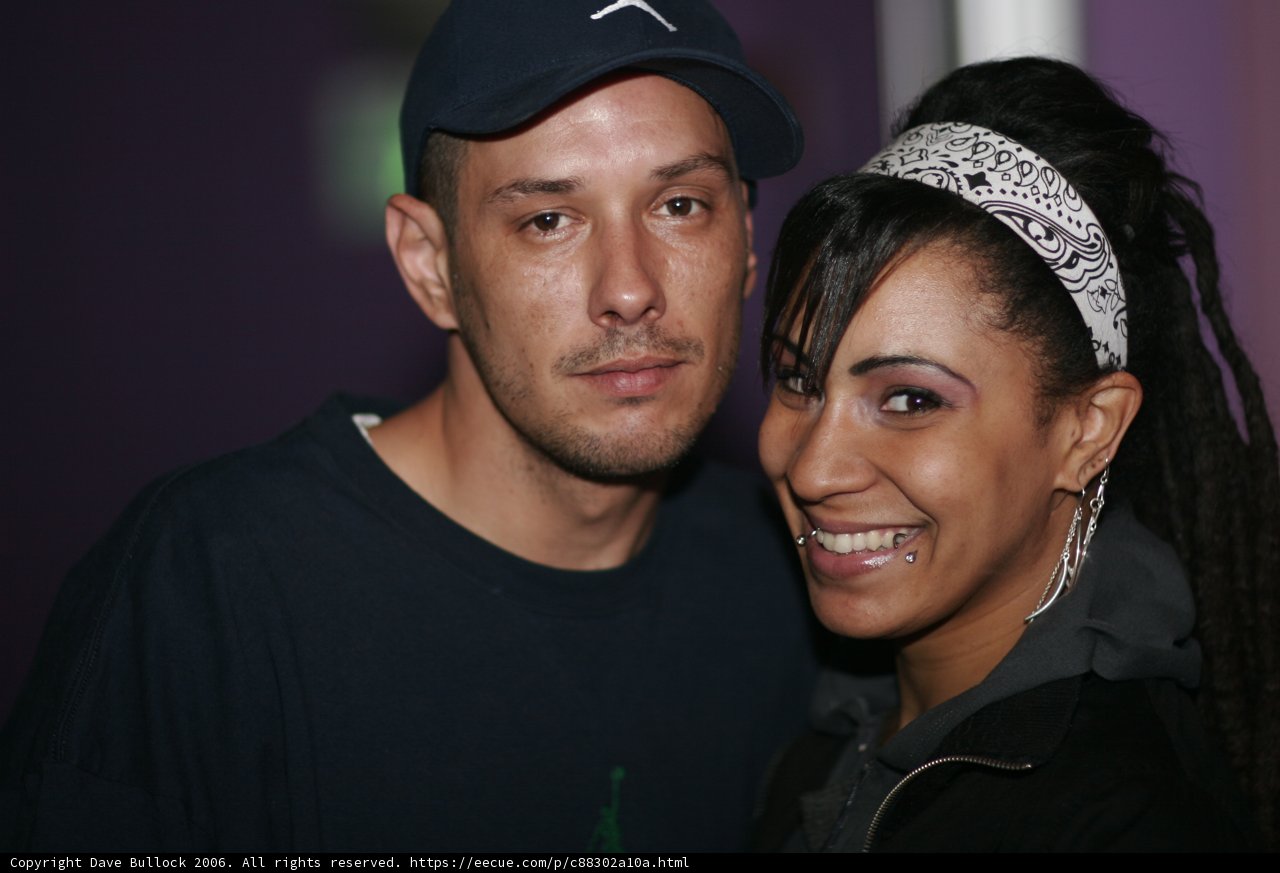 Couple in Baseball Caps