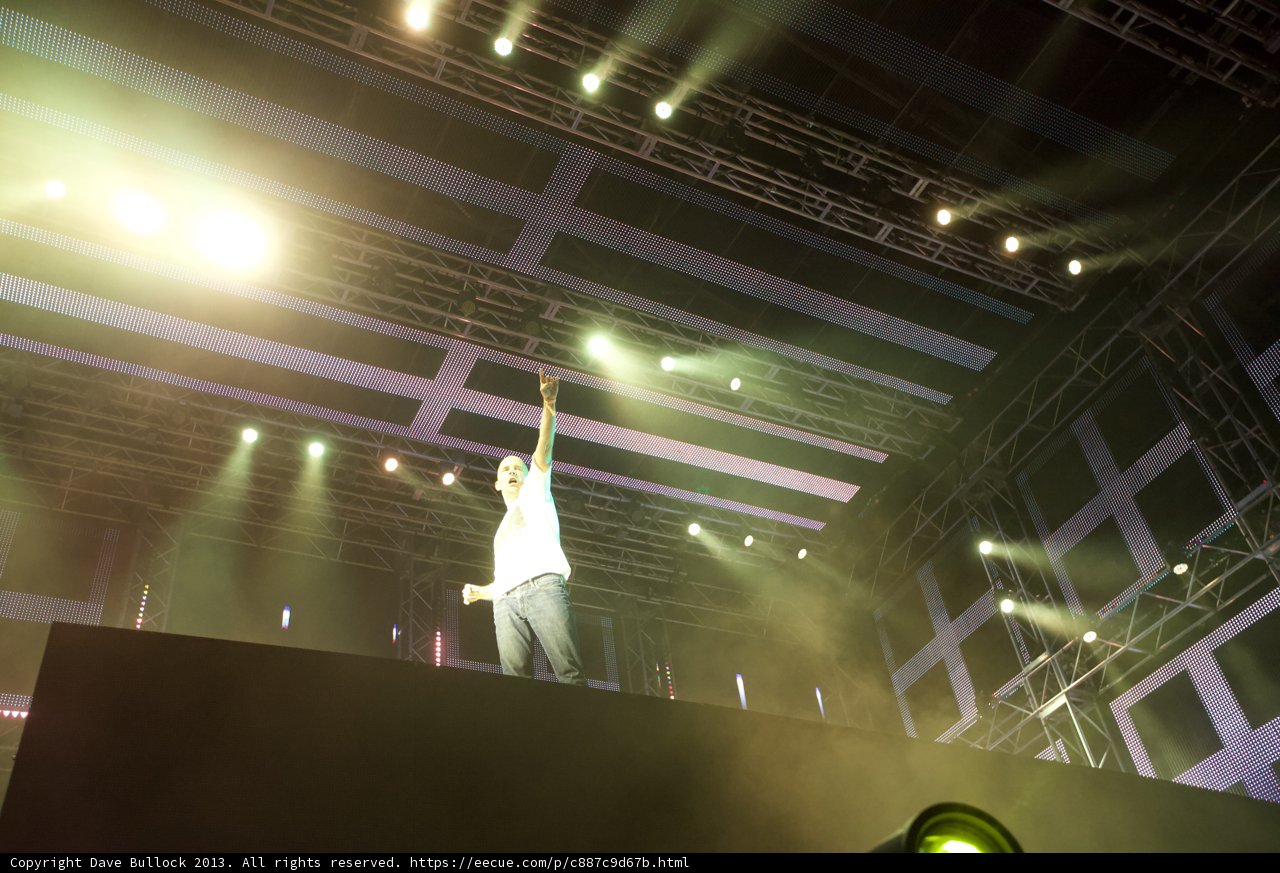 Spotlight on Moby's Electric Performance