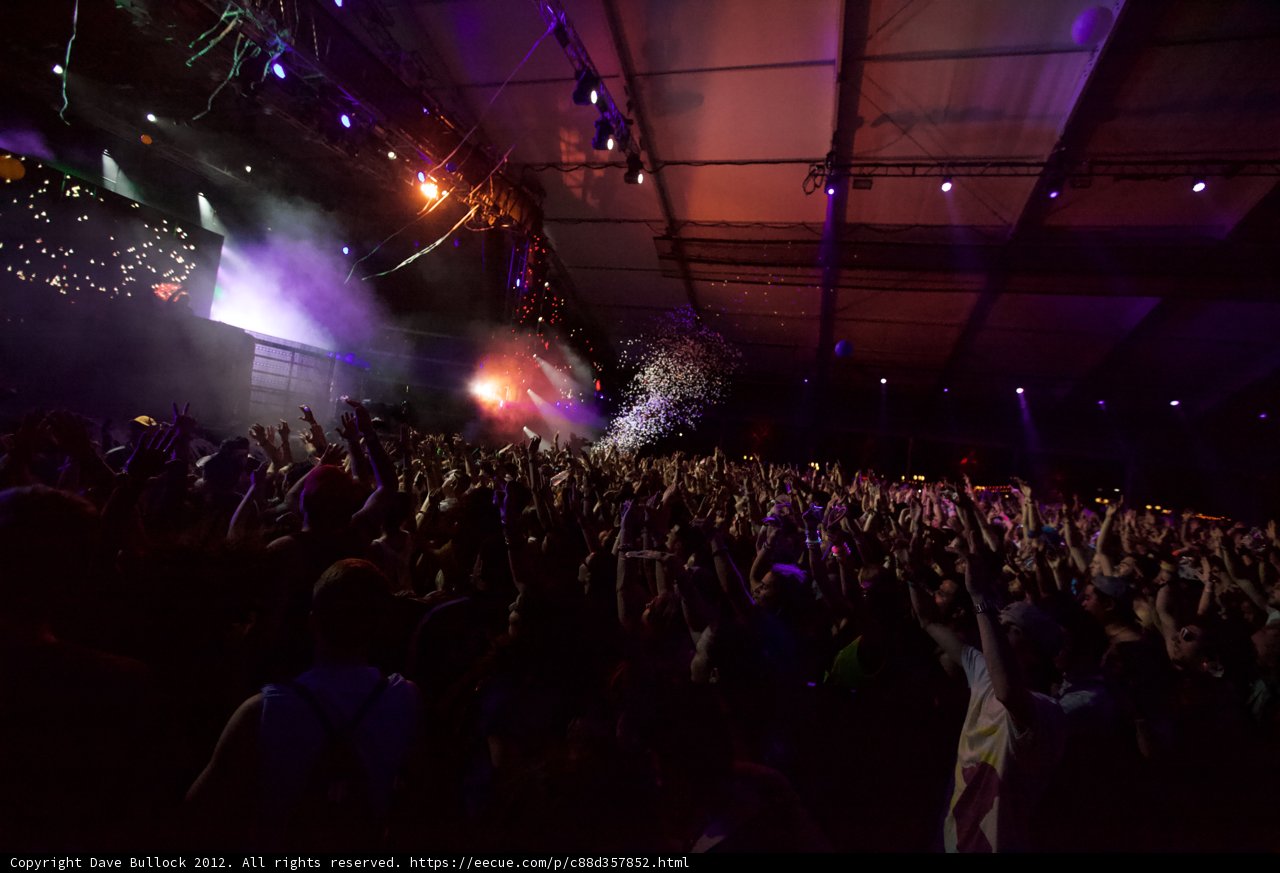 Urban Spotlight: Nightclub Concert Crowd