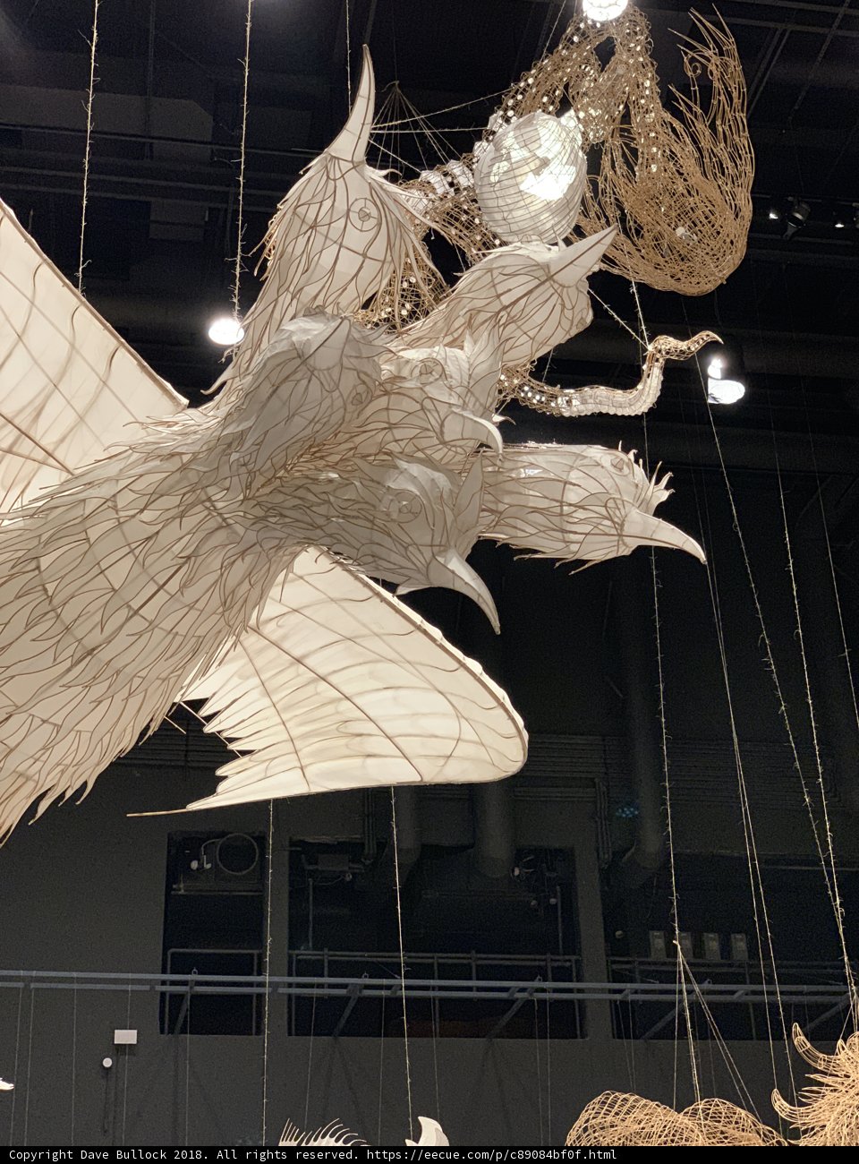 Majestic White Bird Sculpture