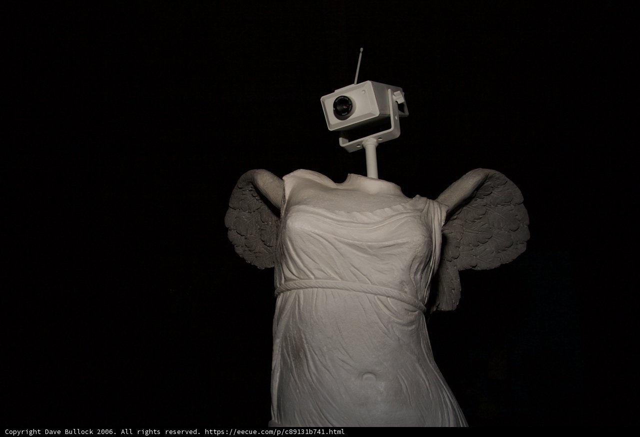 Angelic Statue Fitted with Perfect Bridal Gown