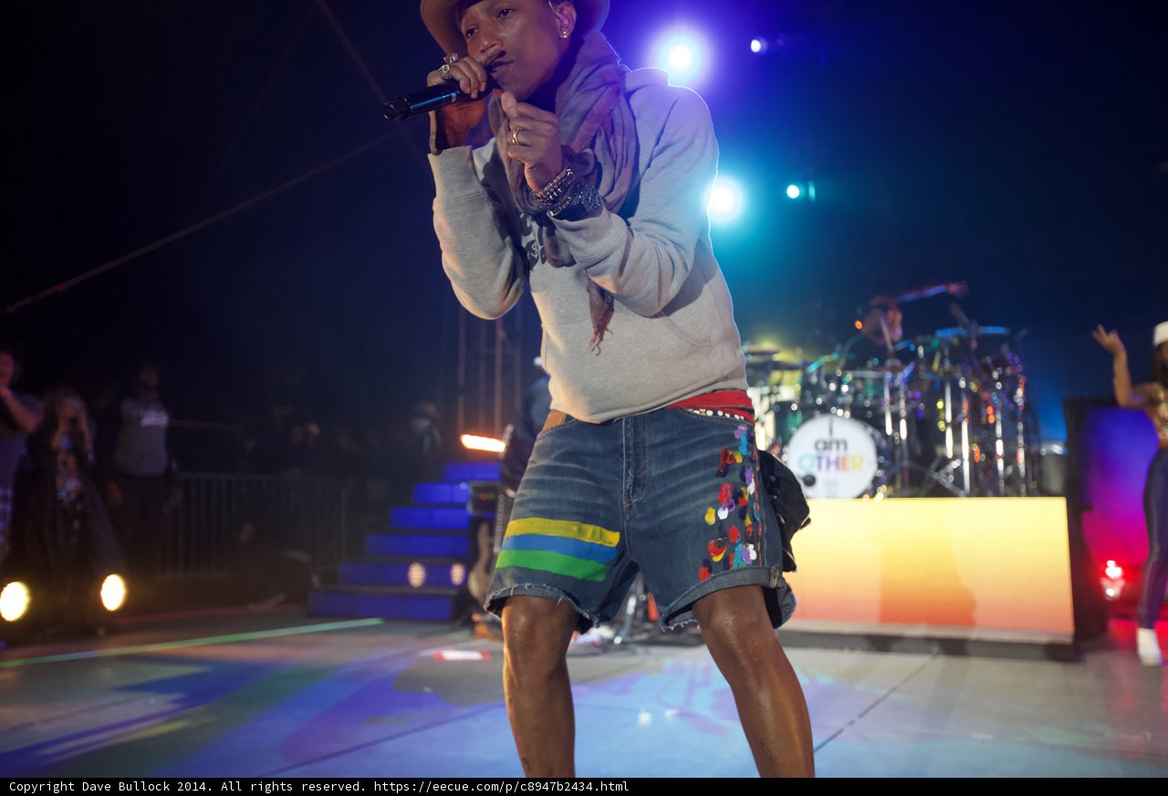 Pharrell Williams Lights up Coachella