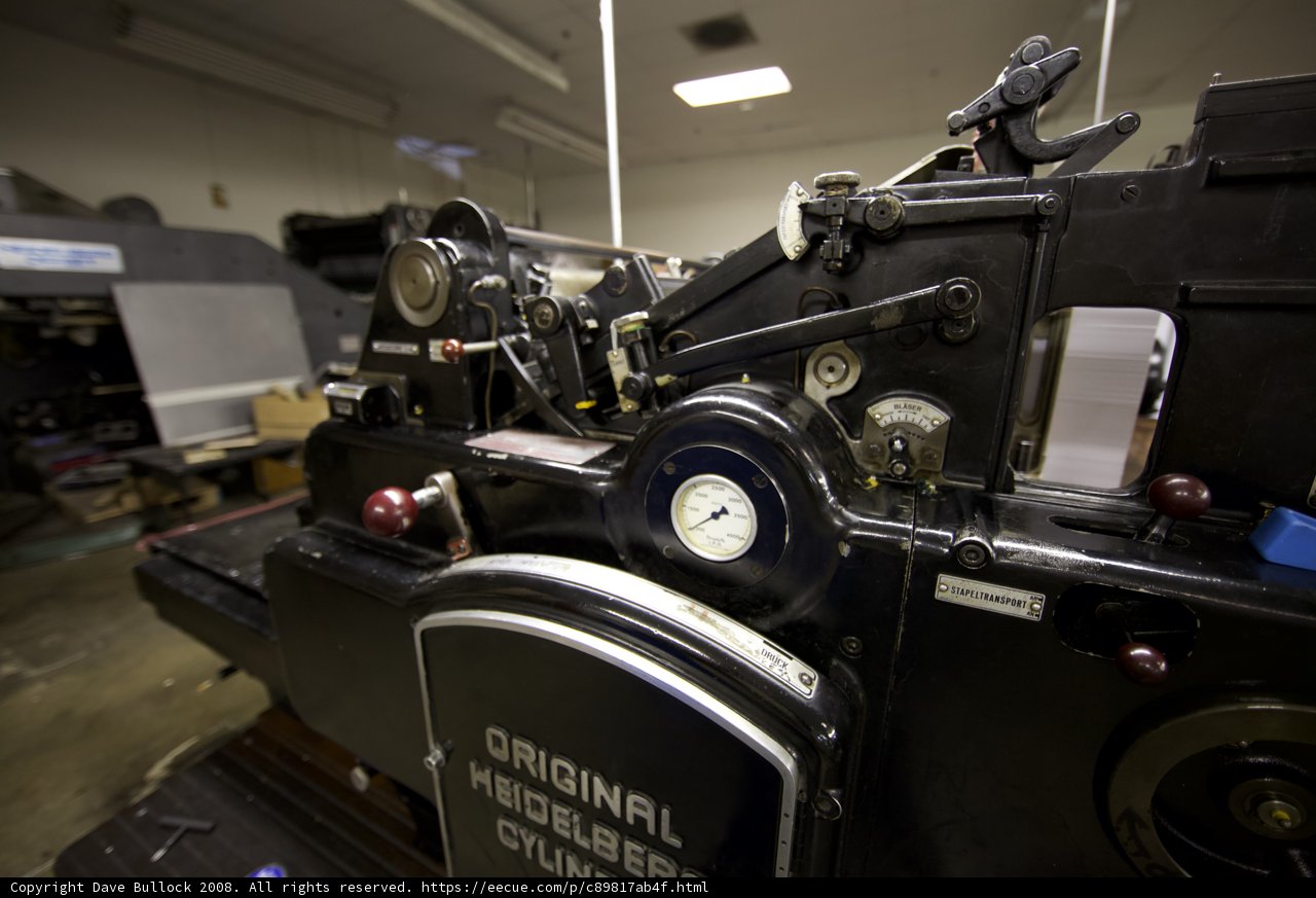 The Inner Workings of a Printing Machine