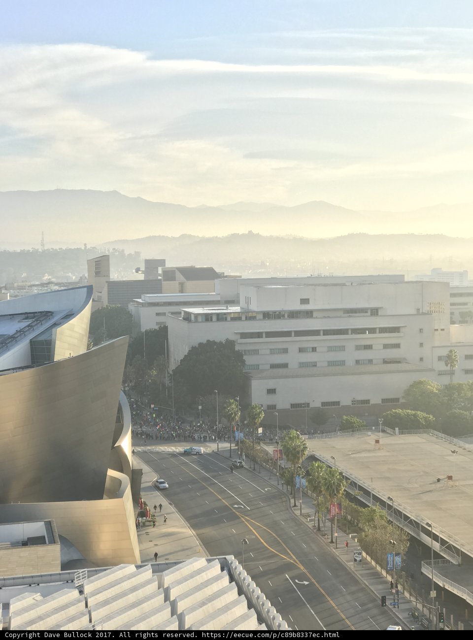 View from the Top of Walt Disney Concert Hall
