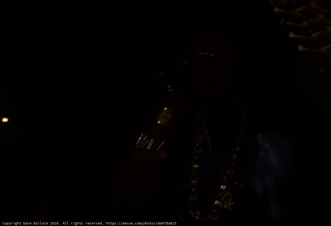 Golden Mic at Night
