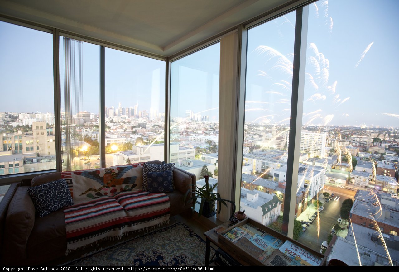 City View from a Penthouse Couch