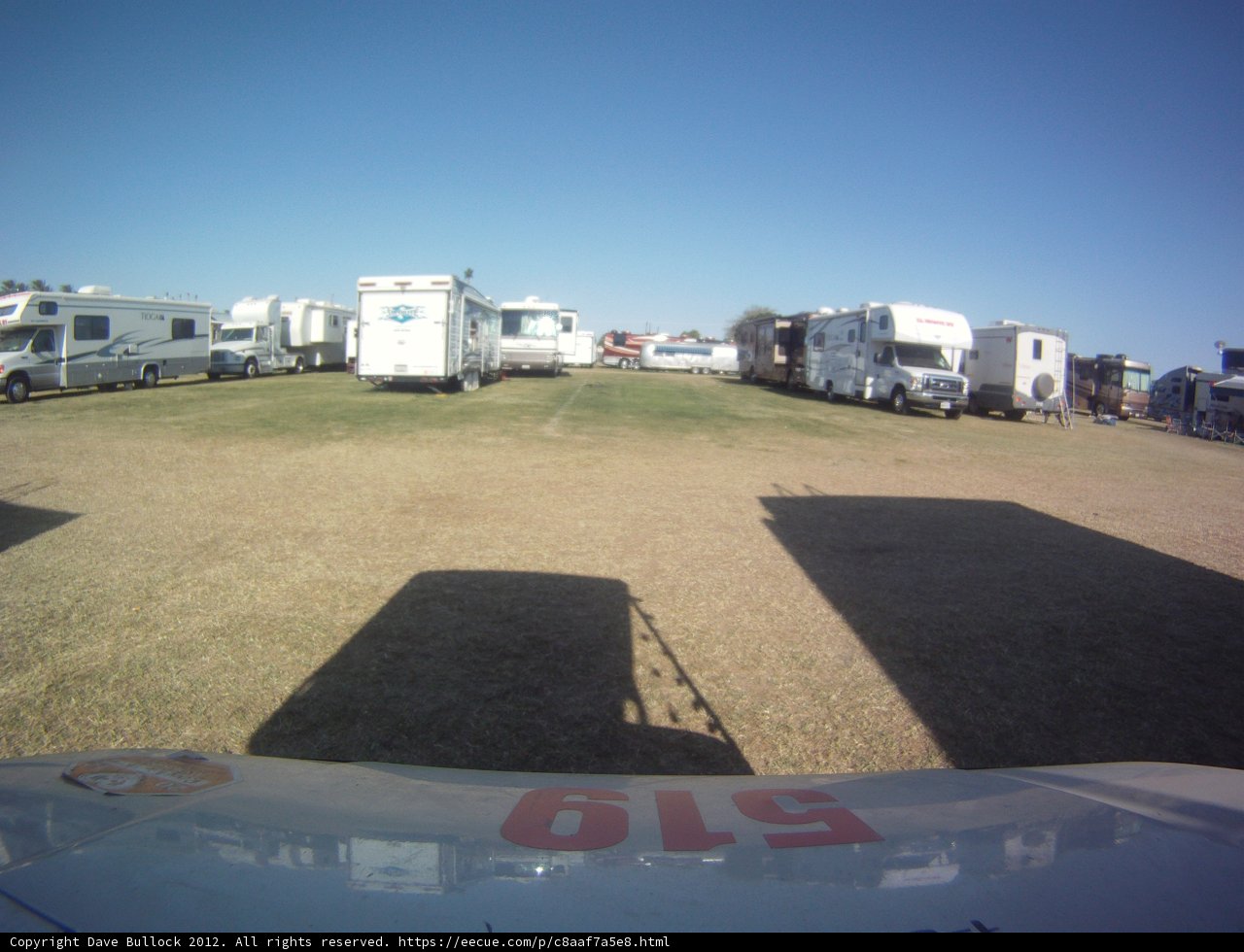 RV Oasis in a Field
