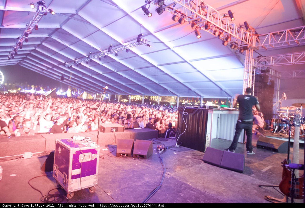 Rocking out under the lights
