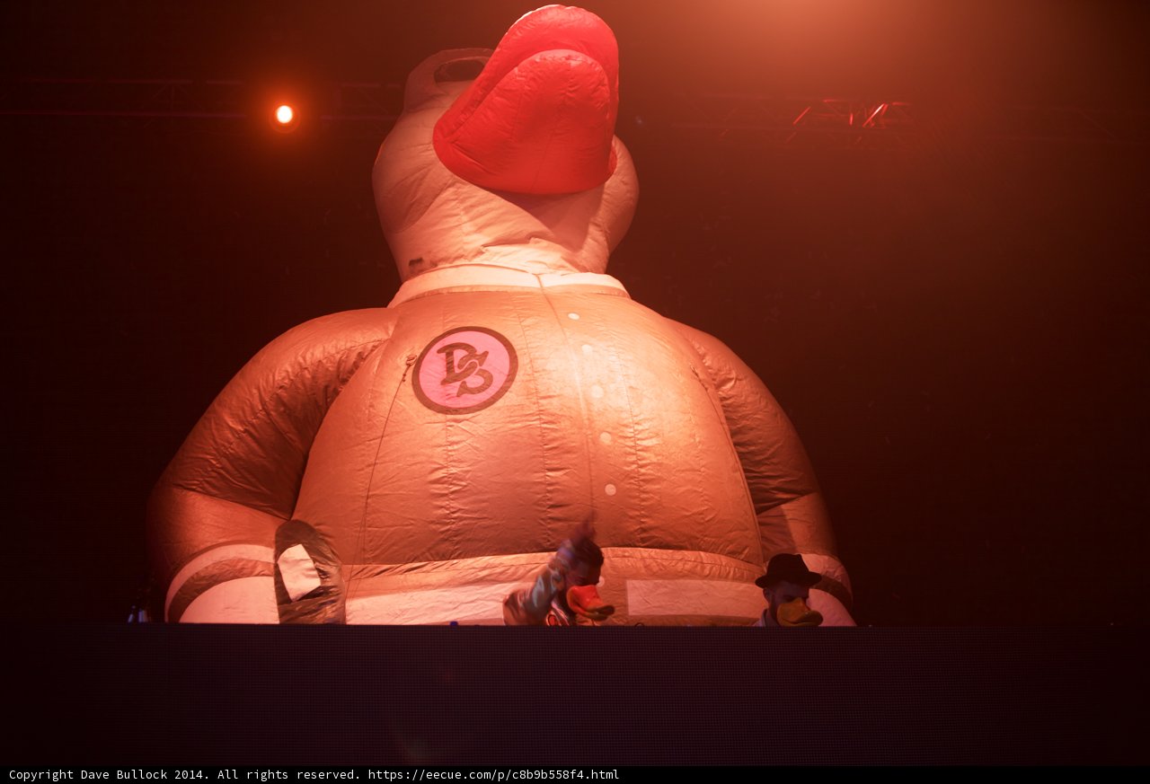 Riding the Inflatable Duck at Coachella