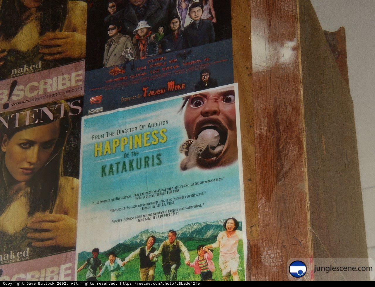 Happiness Is Movie Poster on Wall