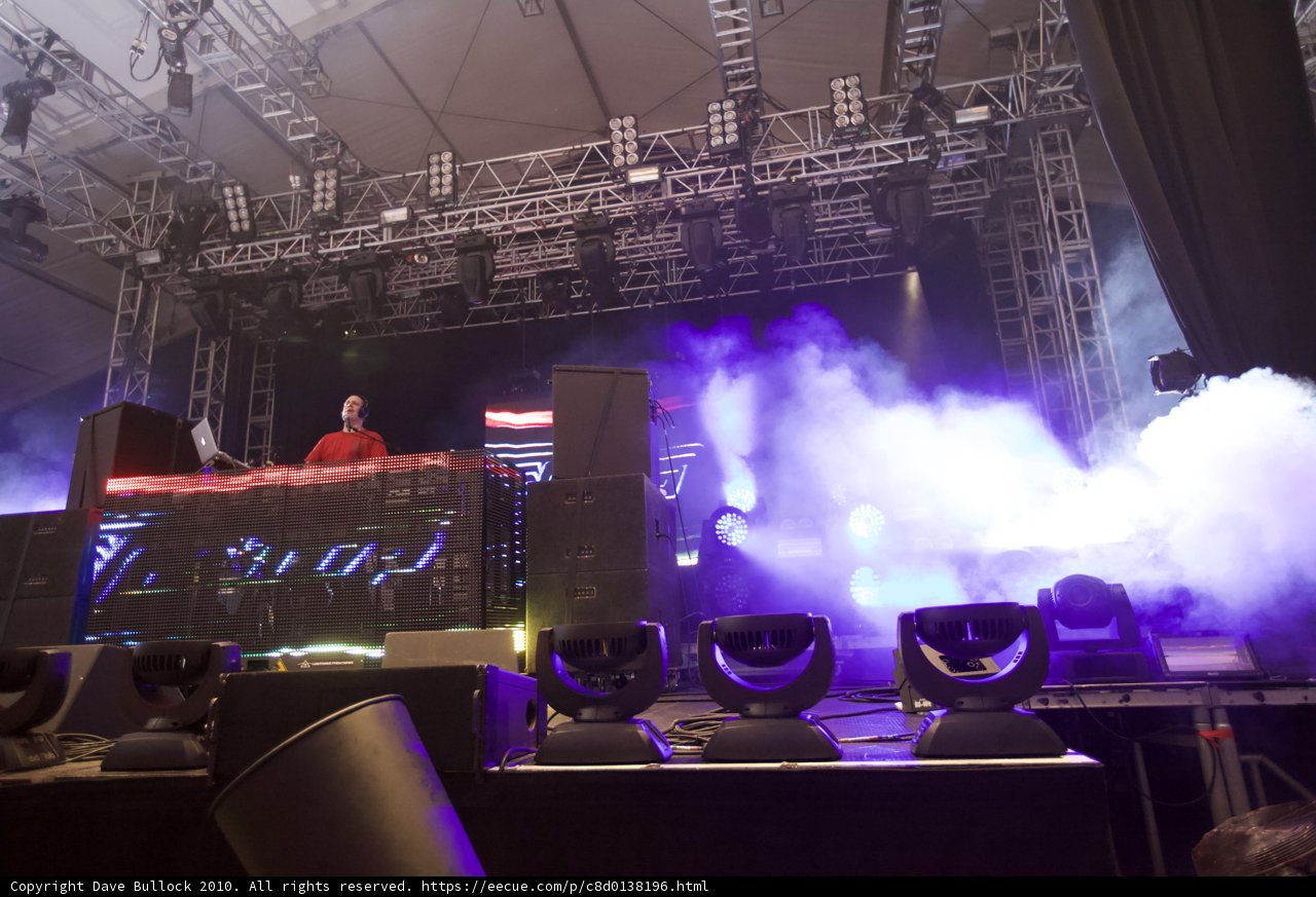 Smoke and Music on Stage