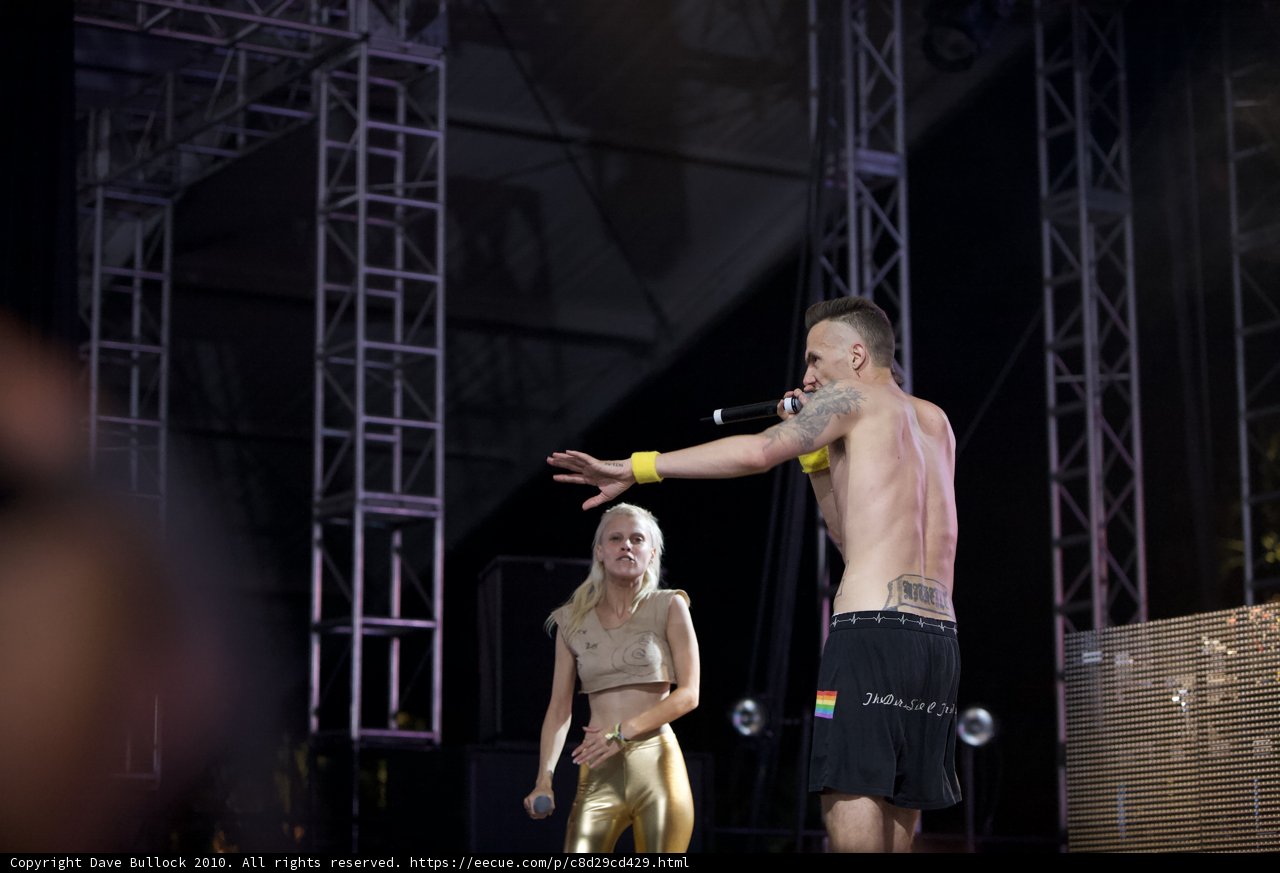 Electric Performance on Coachella Stage