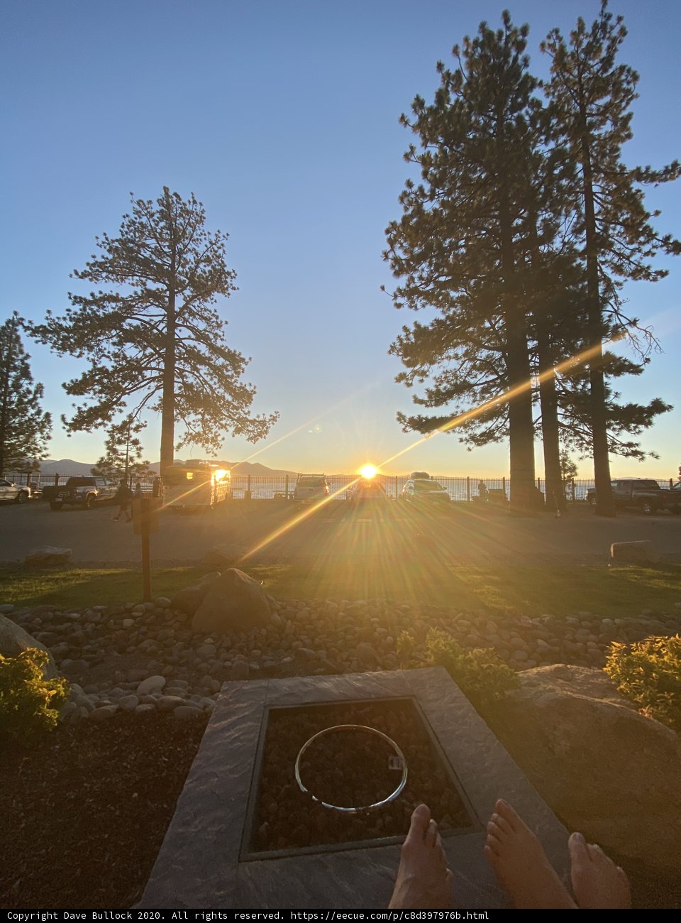 Serene Sunset at Lake Tahoe