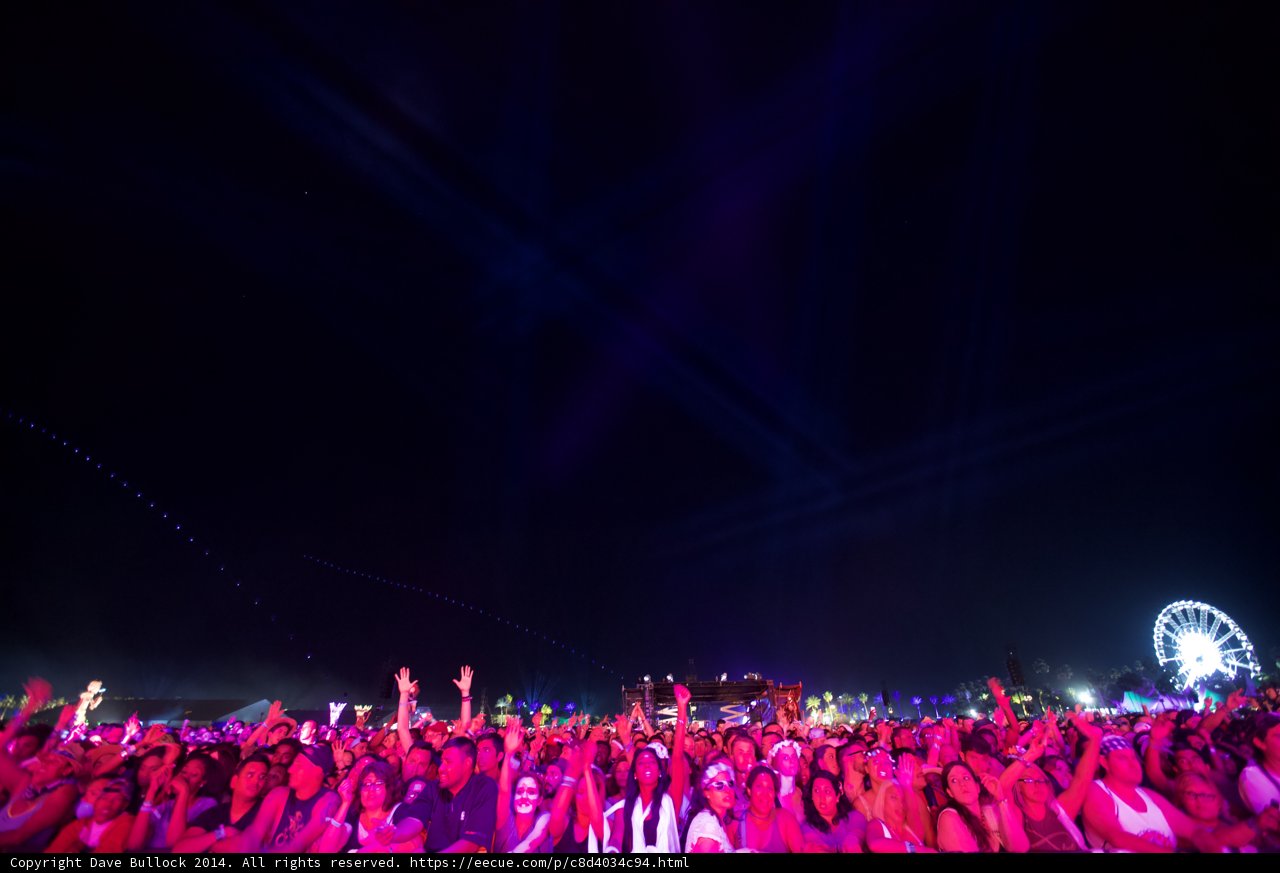 Night Sky Rocks Out with Andrea Crawford and the Massive Crowd at Coachella Music Festival