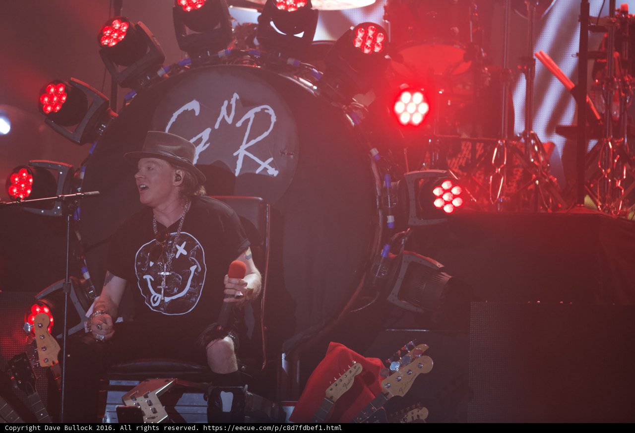 Axl Rose Takes the Stage