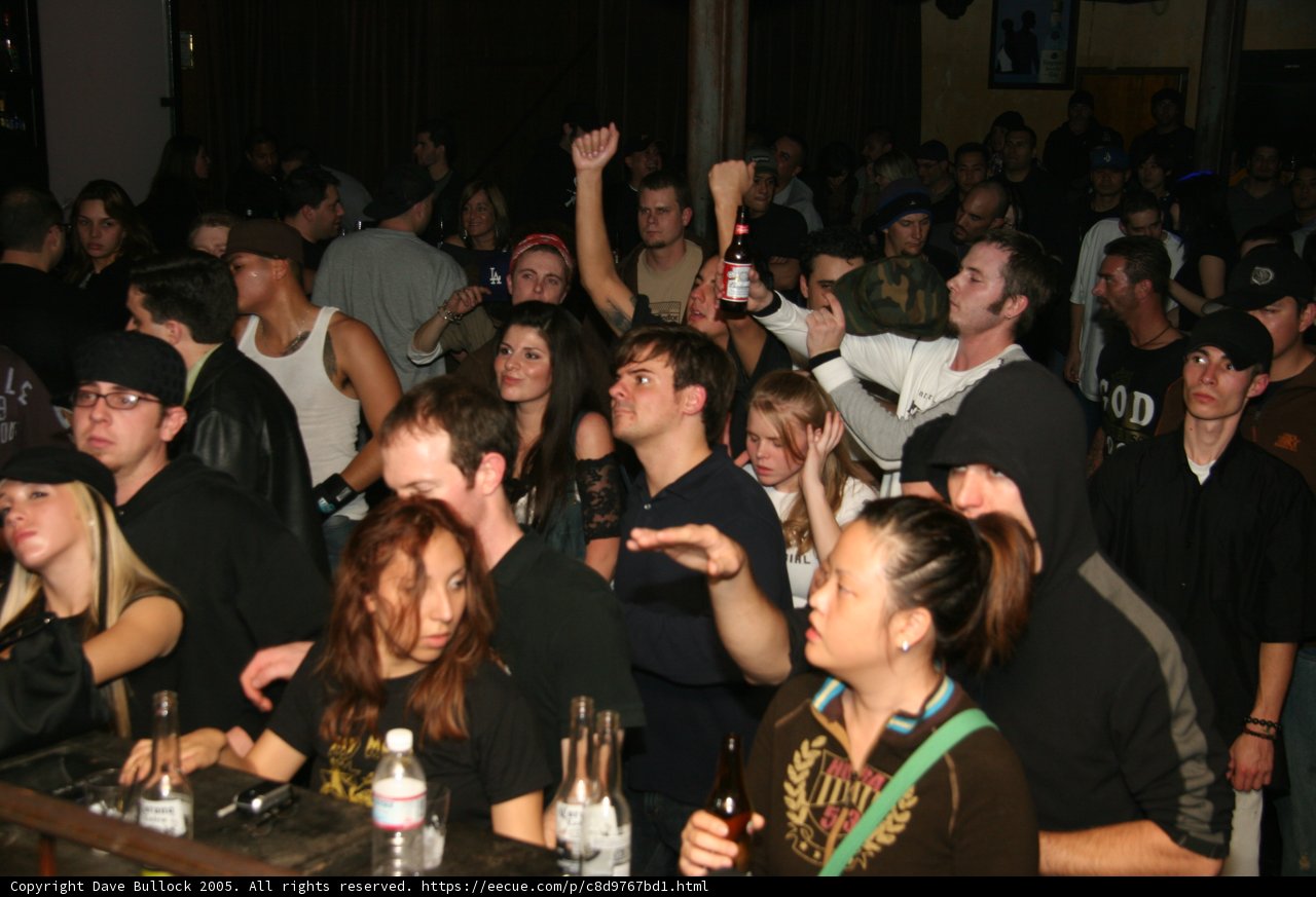 Partygoers at an Urban Pub