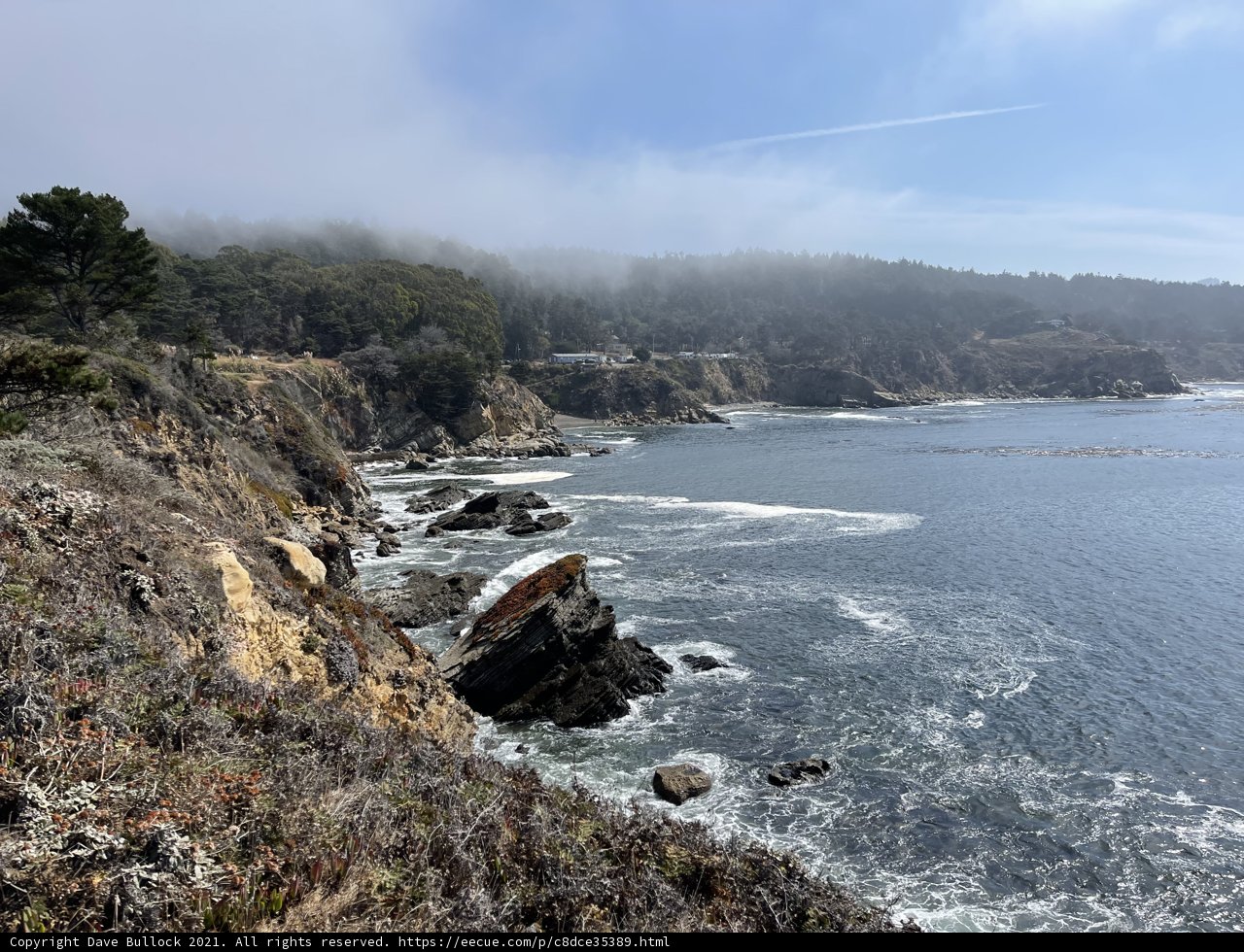 Promontory Shrouded in Fog