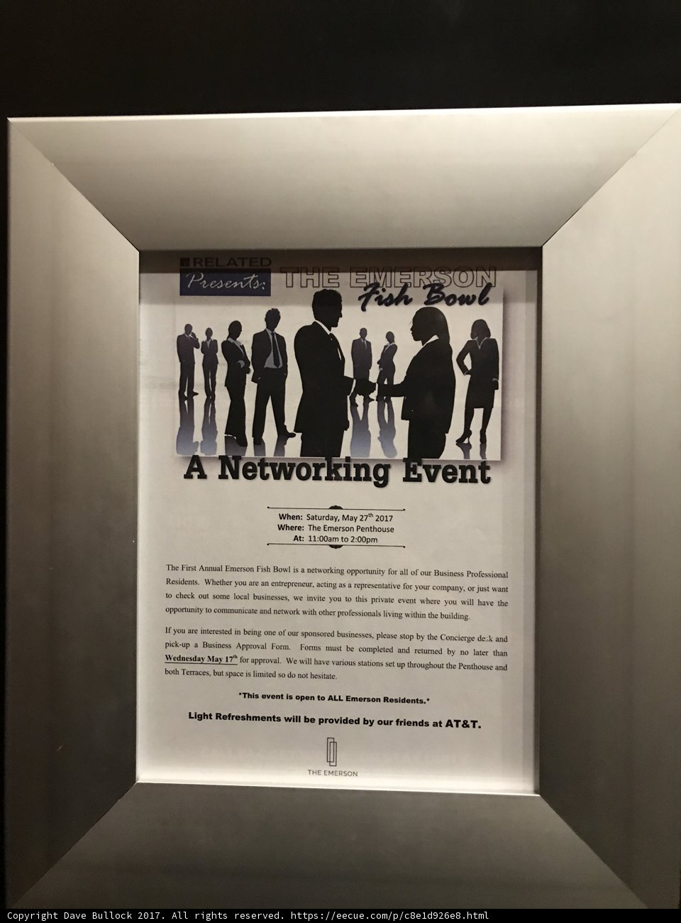 Networking Event Poster in LA