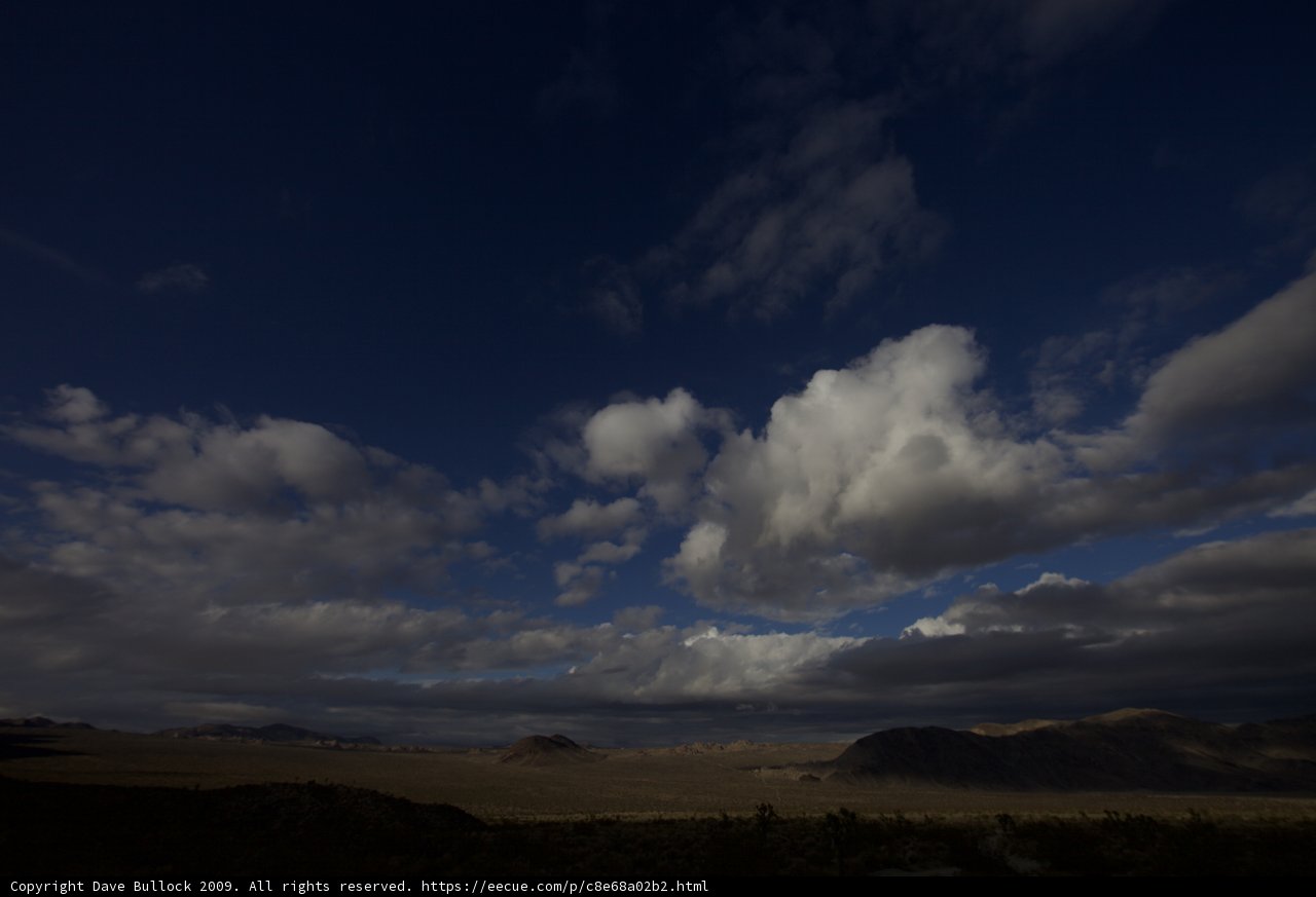 Cloudy Skies Over Joshua Tree