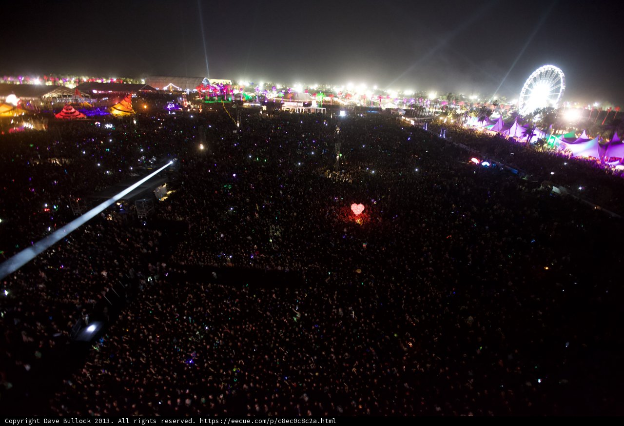 Metropolis Night Sky at Coachella Festival