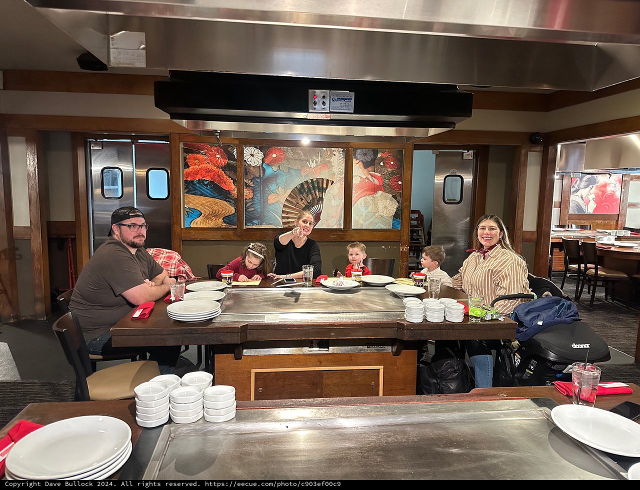 Family Hibachi Dining Experience at Japanese Restaurant
