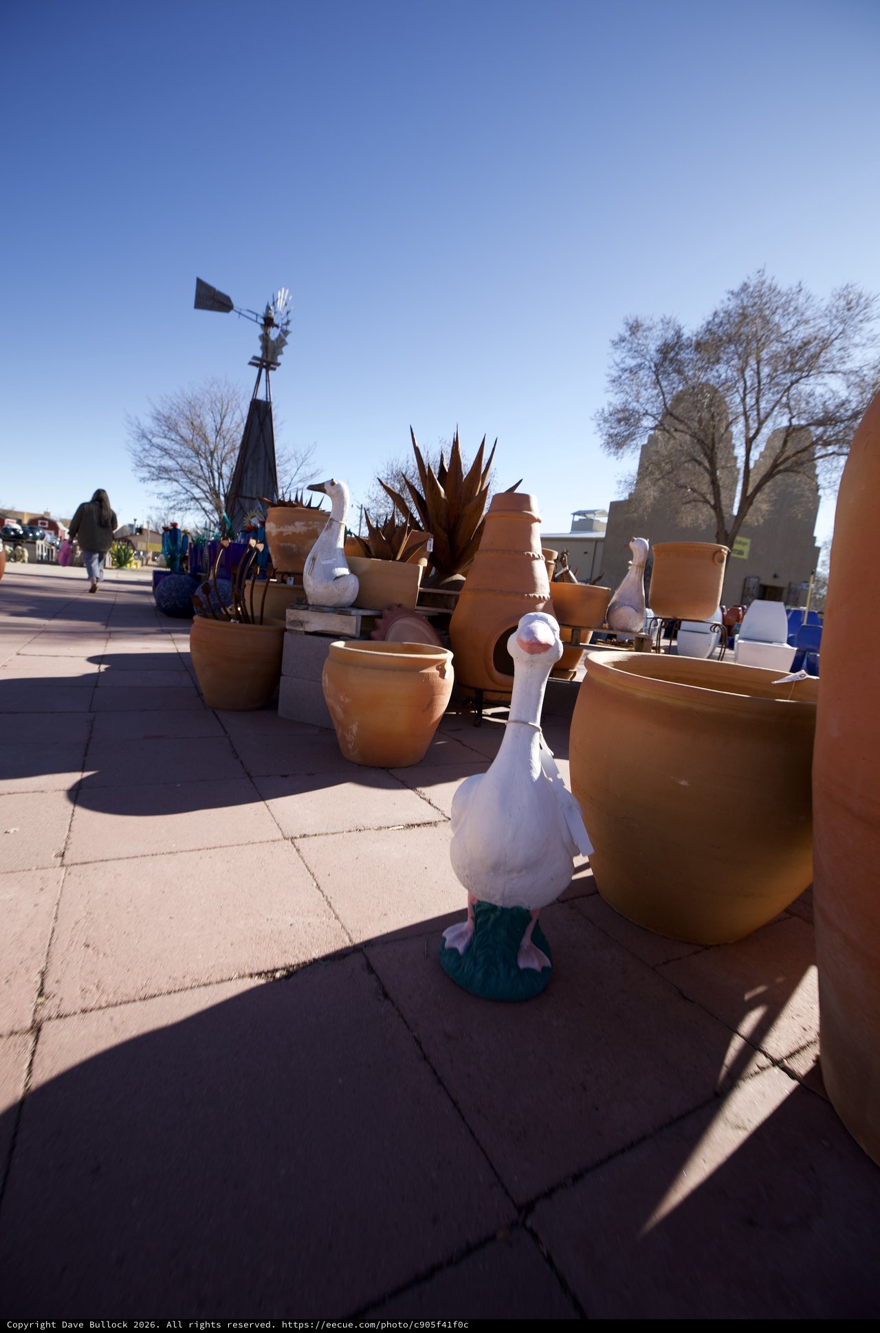 Pottery and Folk Art Display at Southwest Market