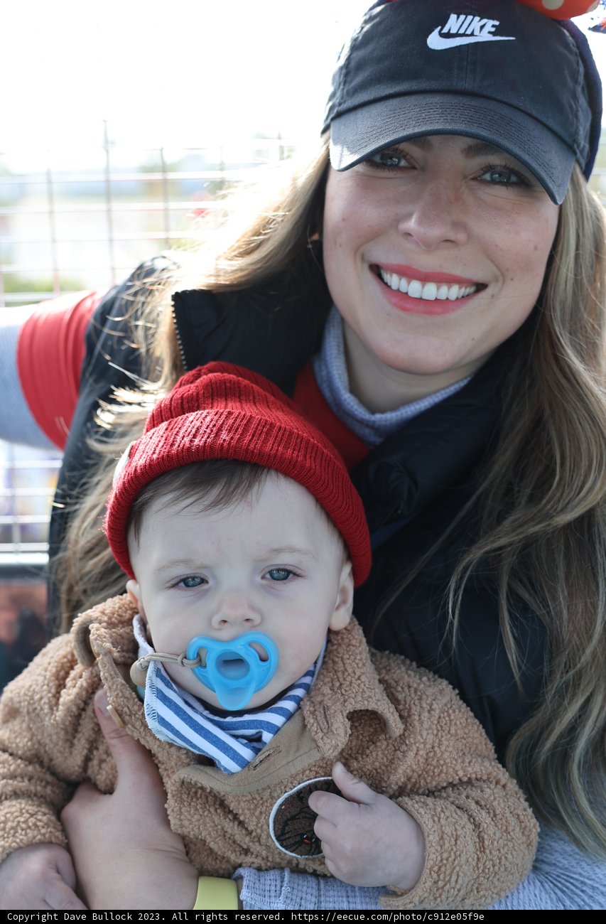 Mommy and Me in Nike Hats