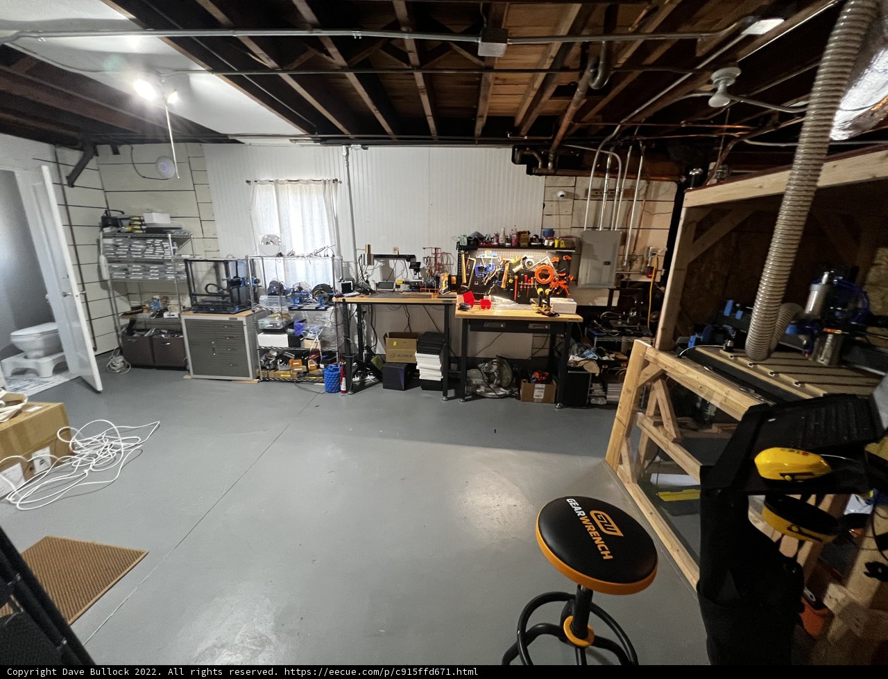 Factory-Style Workshop Basement