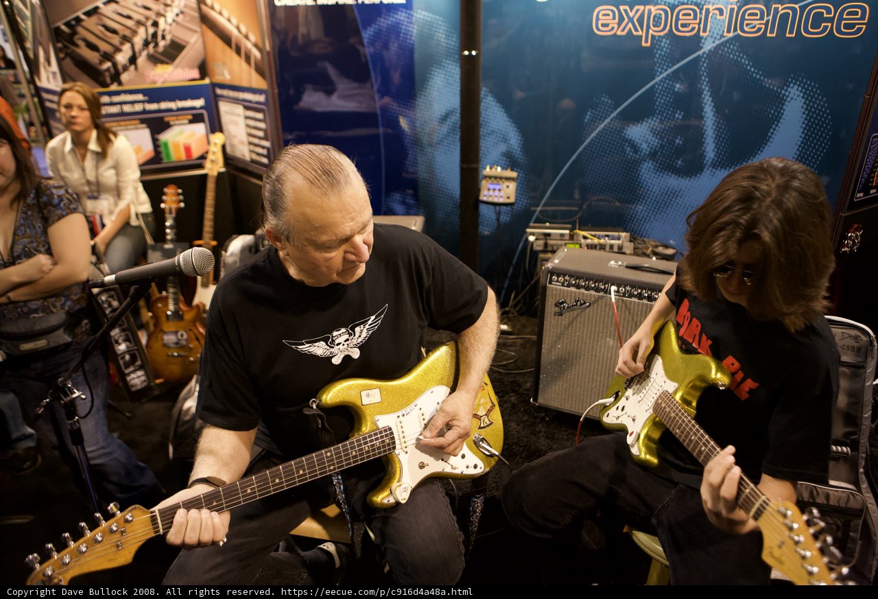Dick Dale Rocks the Crowd with Electric Guitar at NAMM Concert