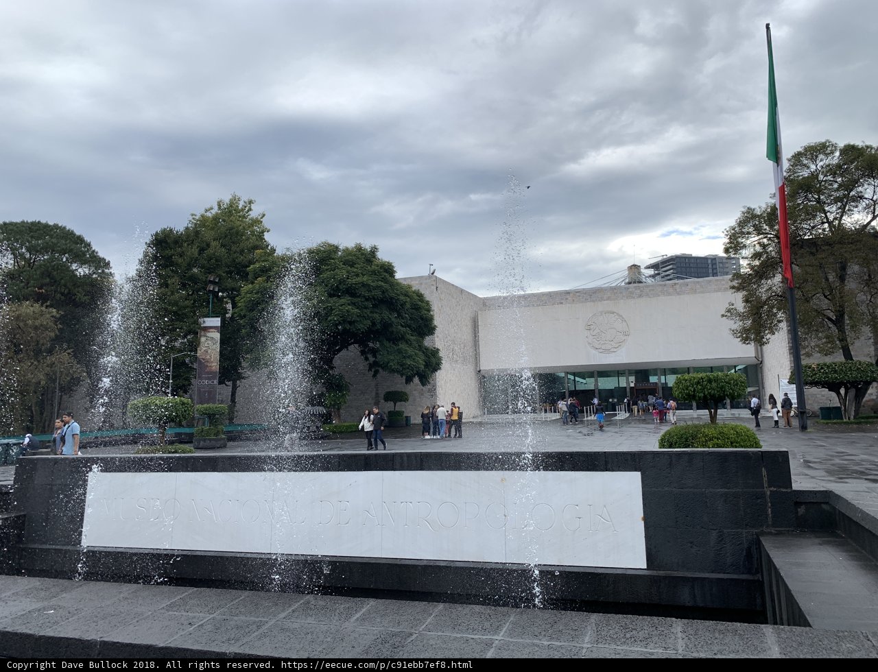 The Majestic Fountain at Mexican National Museum