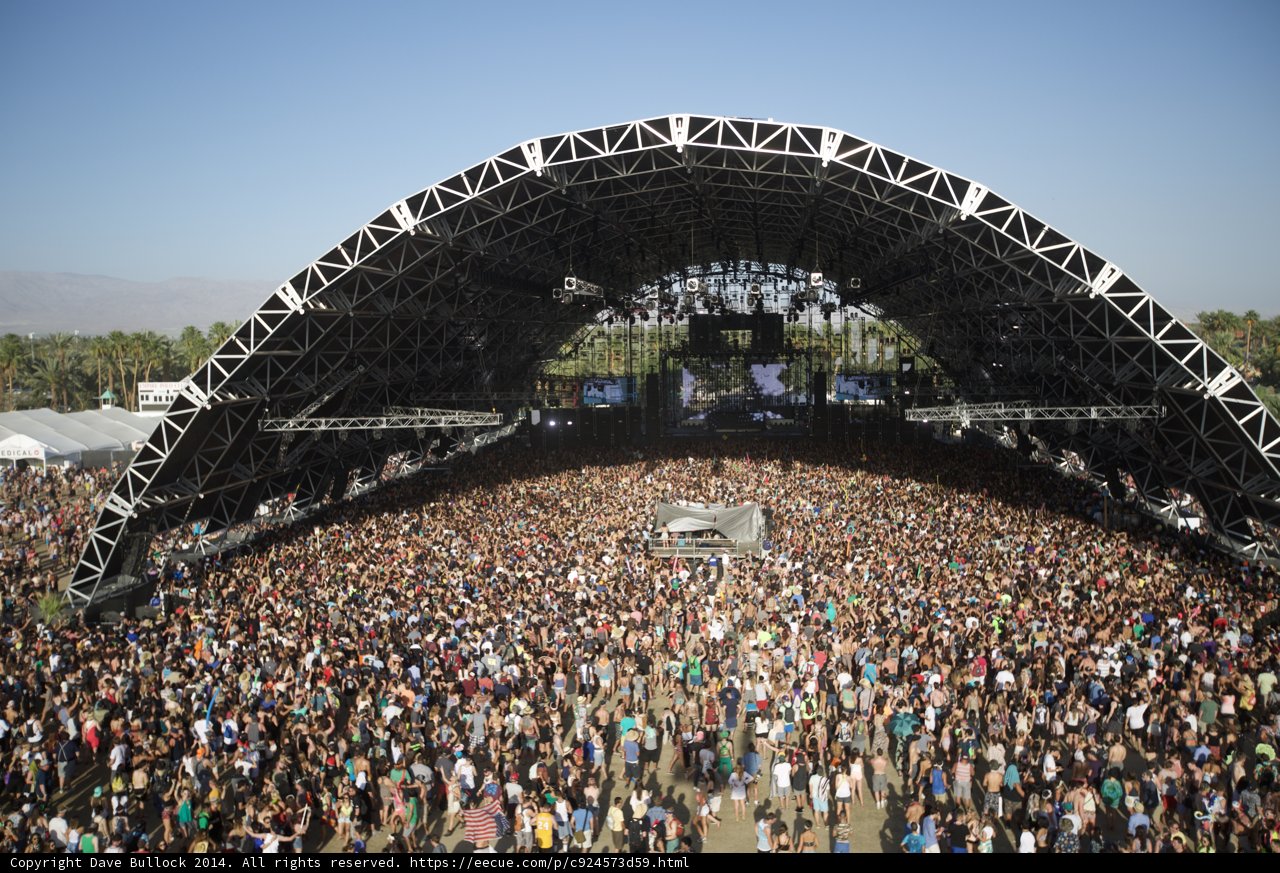 Crowded Concert Chaos