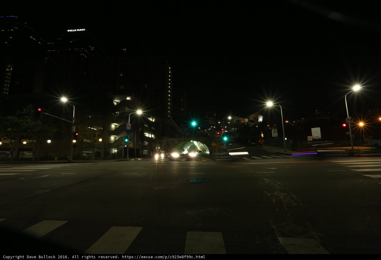Nighttime Traffic in the Urban Metropolis