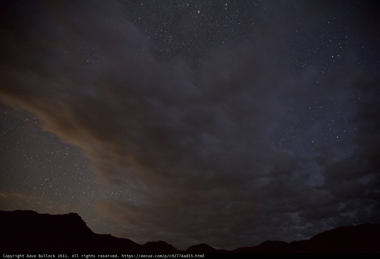 Starry Night in the Desert