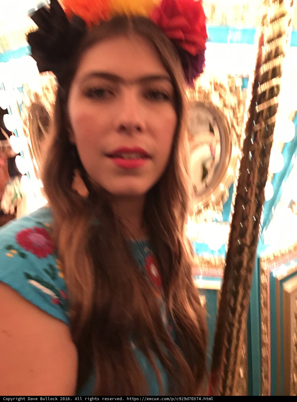 Flower Crown Fun at the Amusement Park