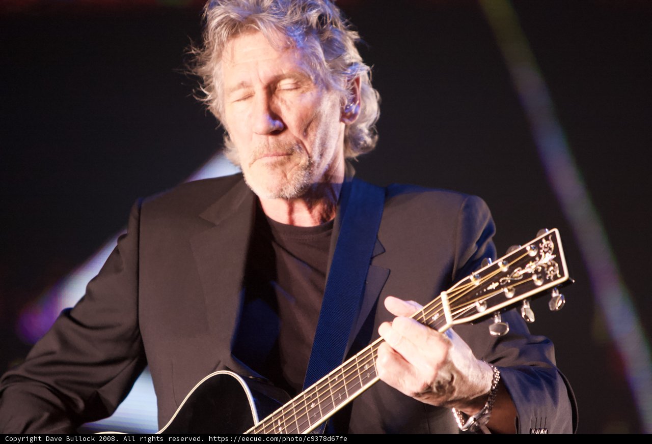 Rock Star Roger Waters on Stage at Coachella 2008