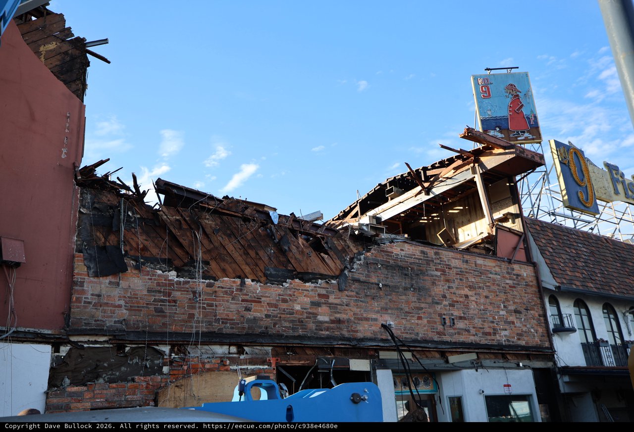 Devastating Fire Damage to Brick Commercial Building