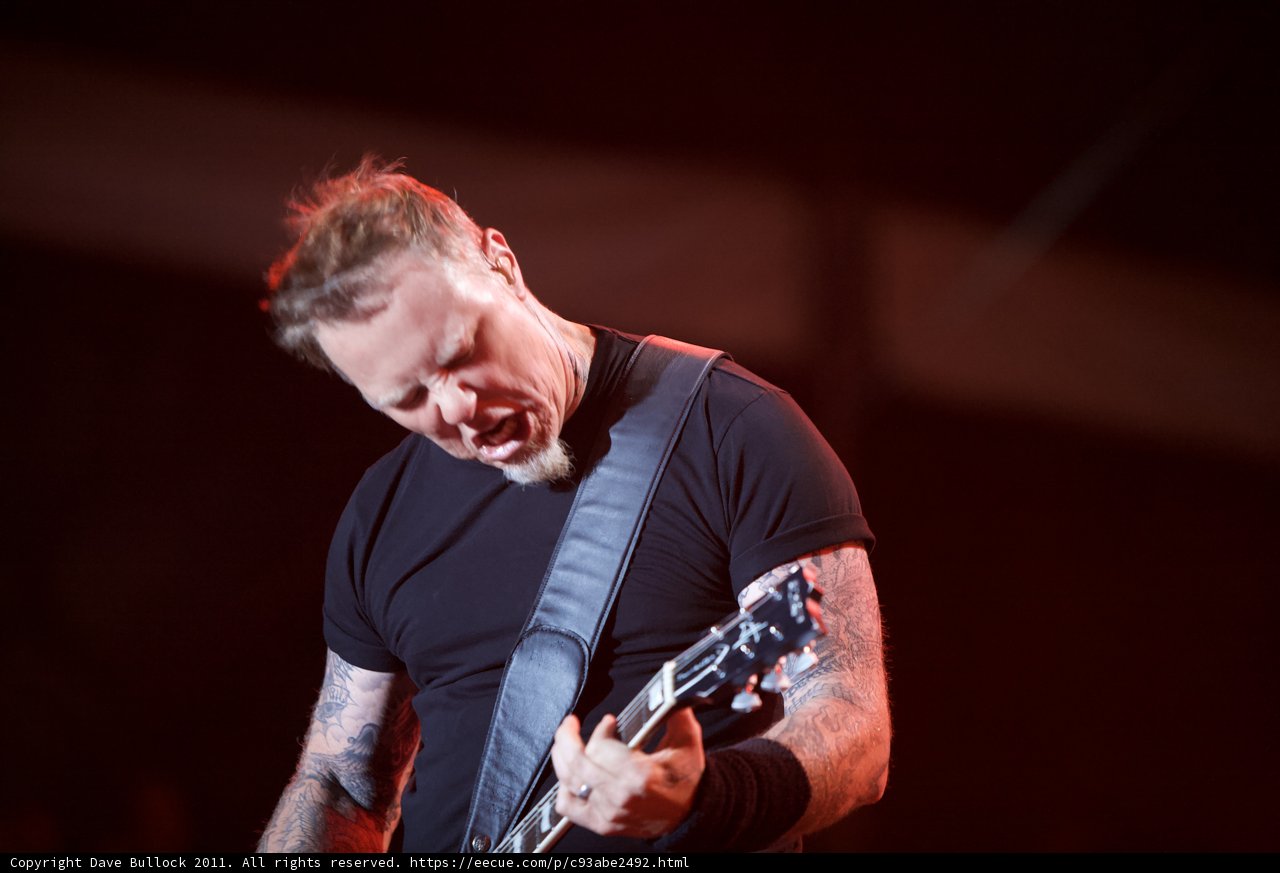 James Hetfield Shreds at Big Four Festival