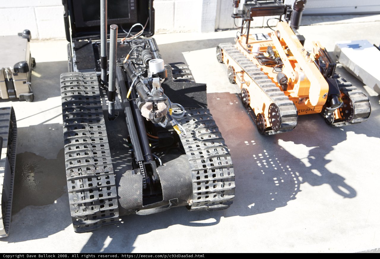 Parked Military Machines
