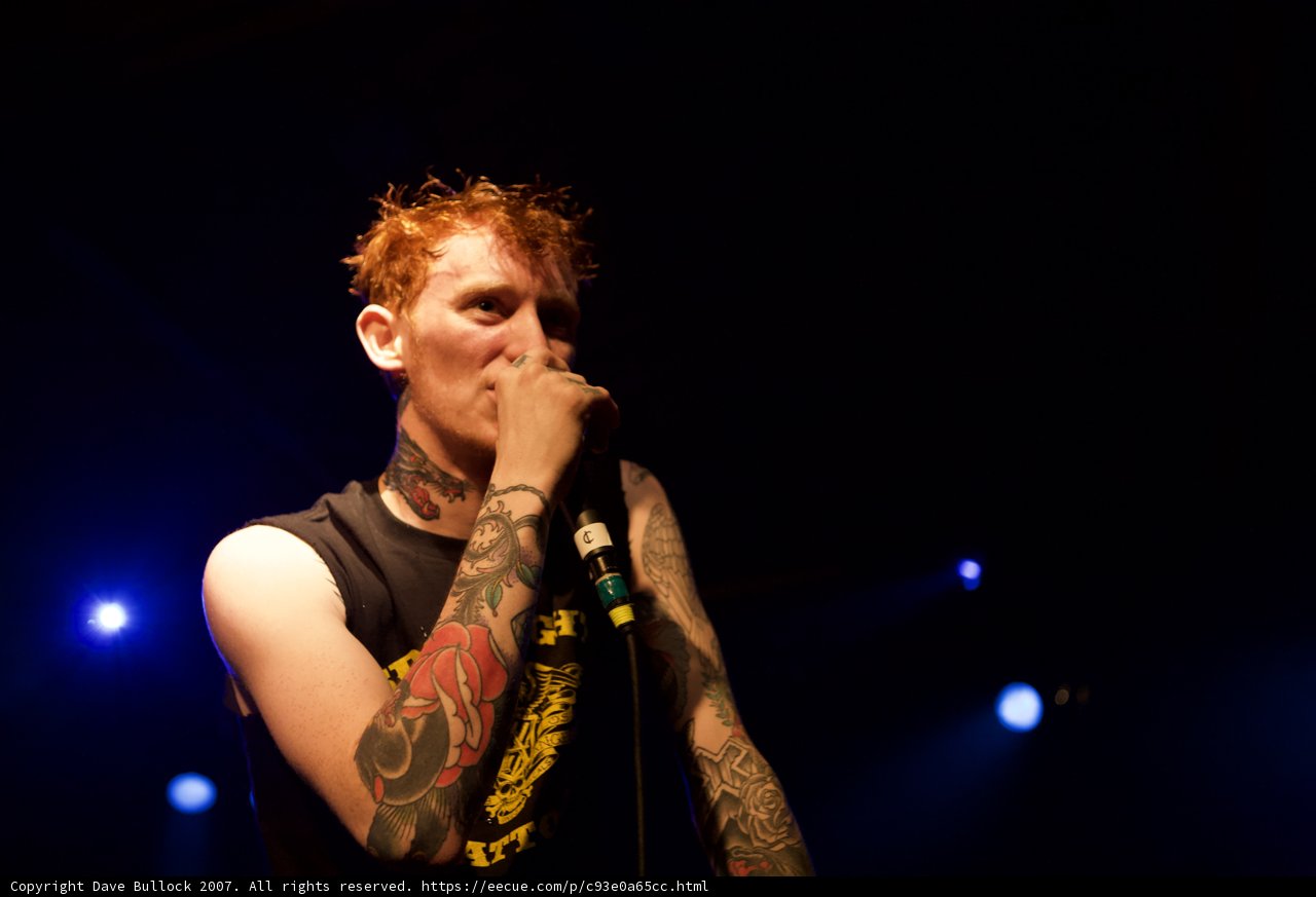 Tattooed Singer Rocks the Concert