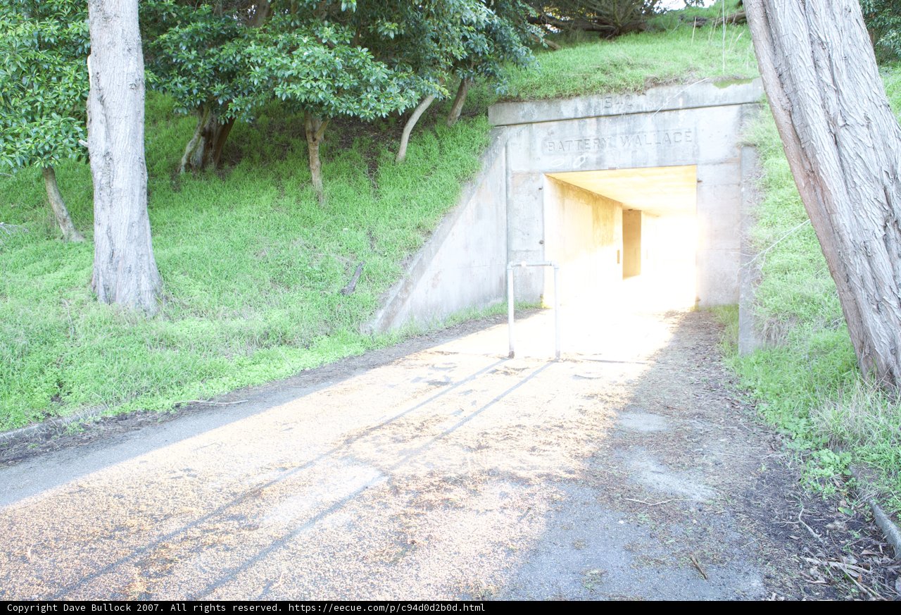 The Illuminated Bunker Tunnel