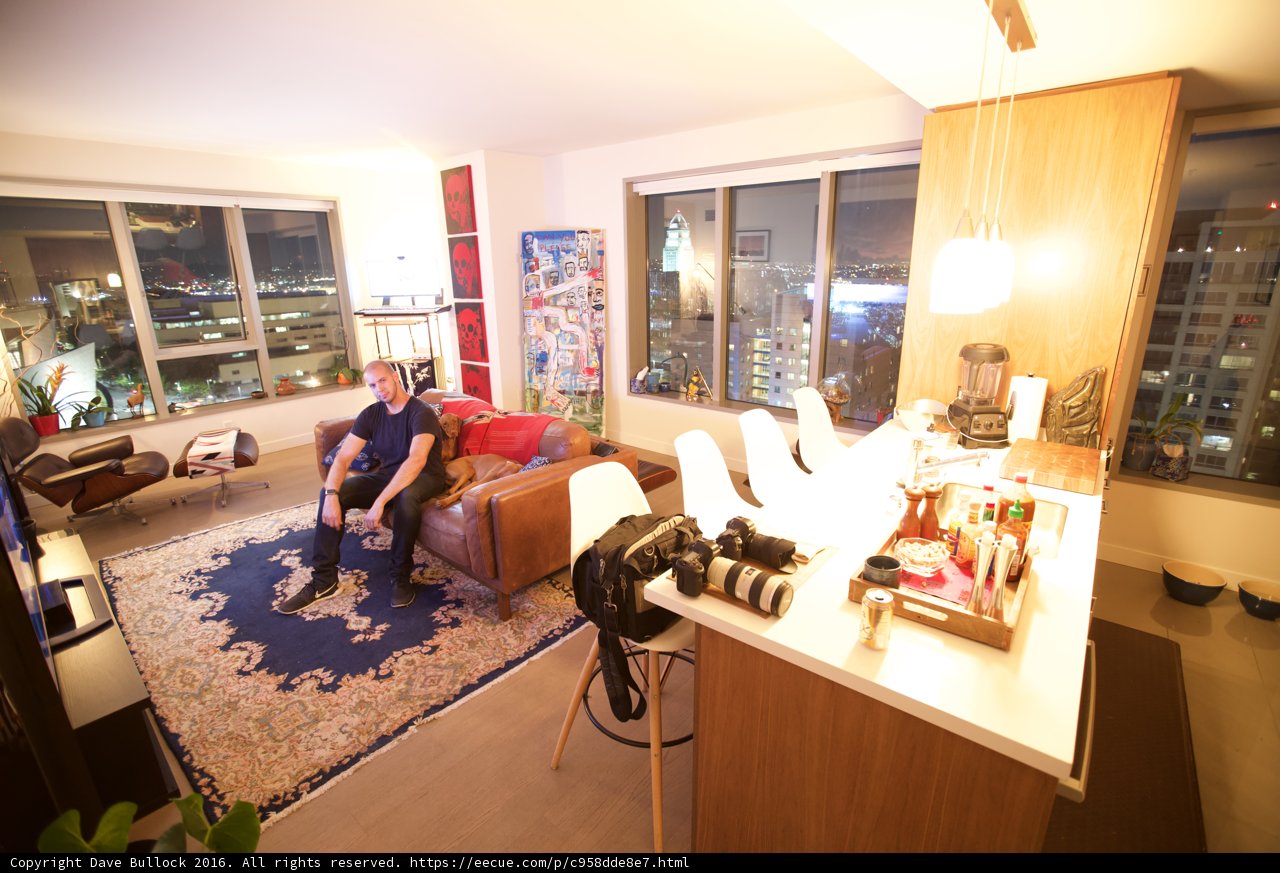 Relaxing in the Living Room