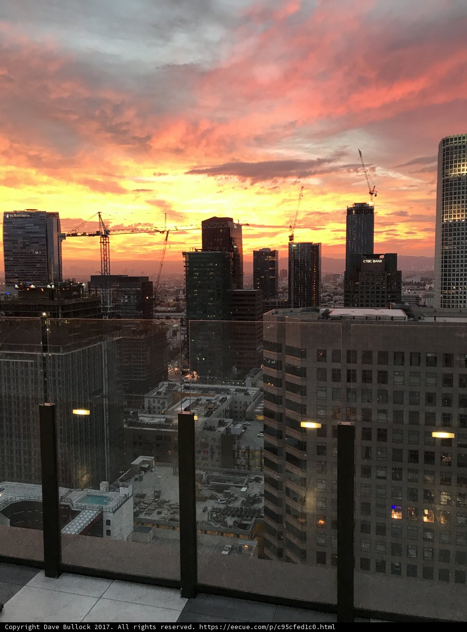 Sunset Symphony over Downtown LA
