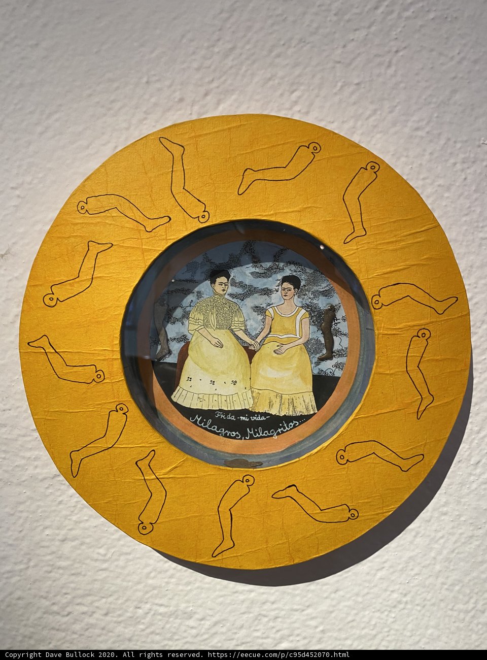 Portrait on a Yellow Plate
