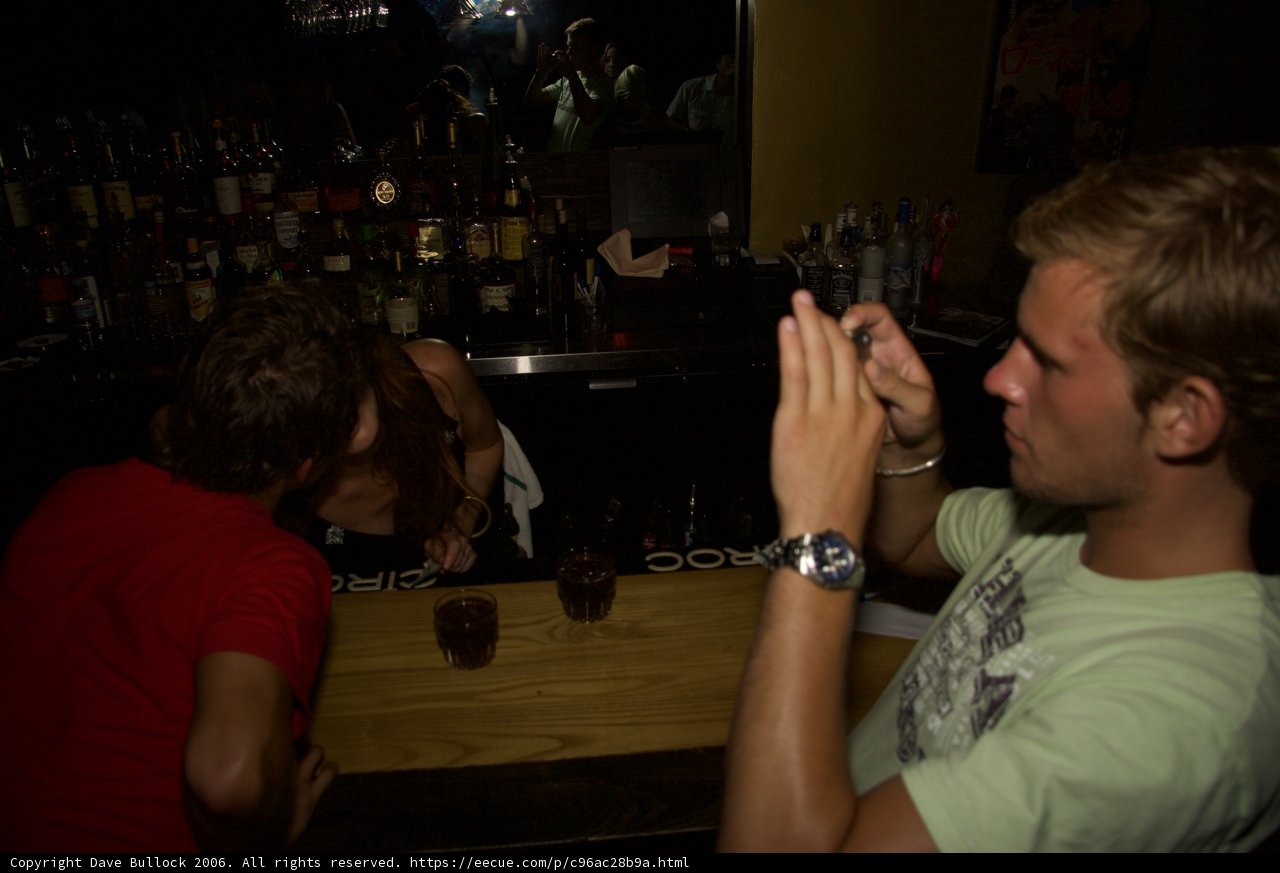 Candid Moment at the Neighborhood Pub
